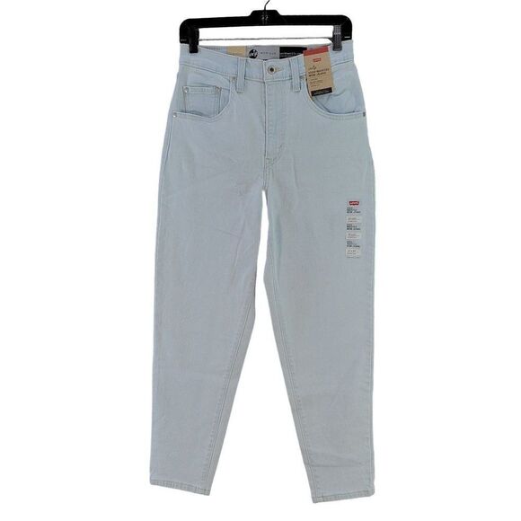 Levi's Silver Tab High-Waisted Mom Jeans Sz 27 - Picture 1 of 12